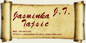 Jasminka Tajsić vizit kartica